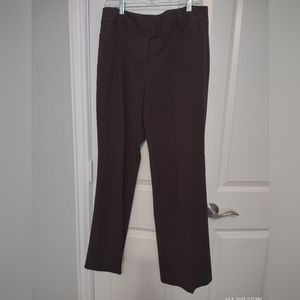 Great fitting dark brown pant size 8